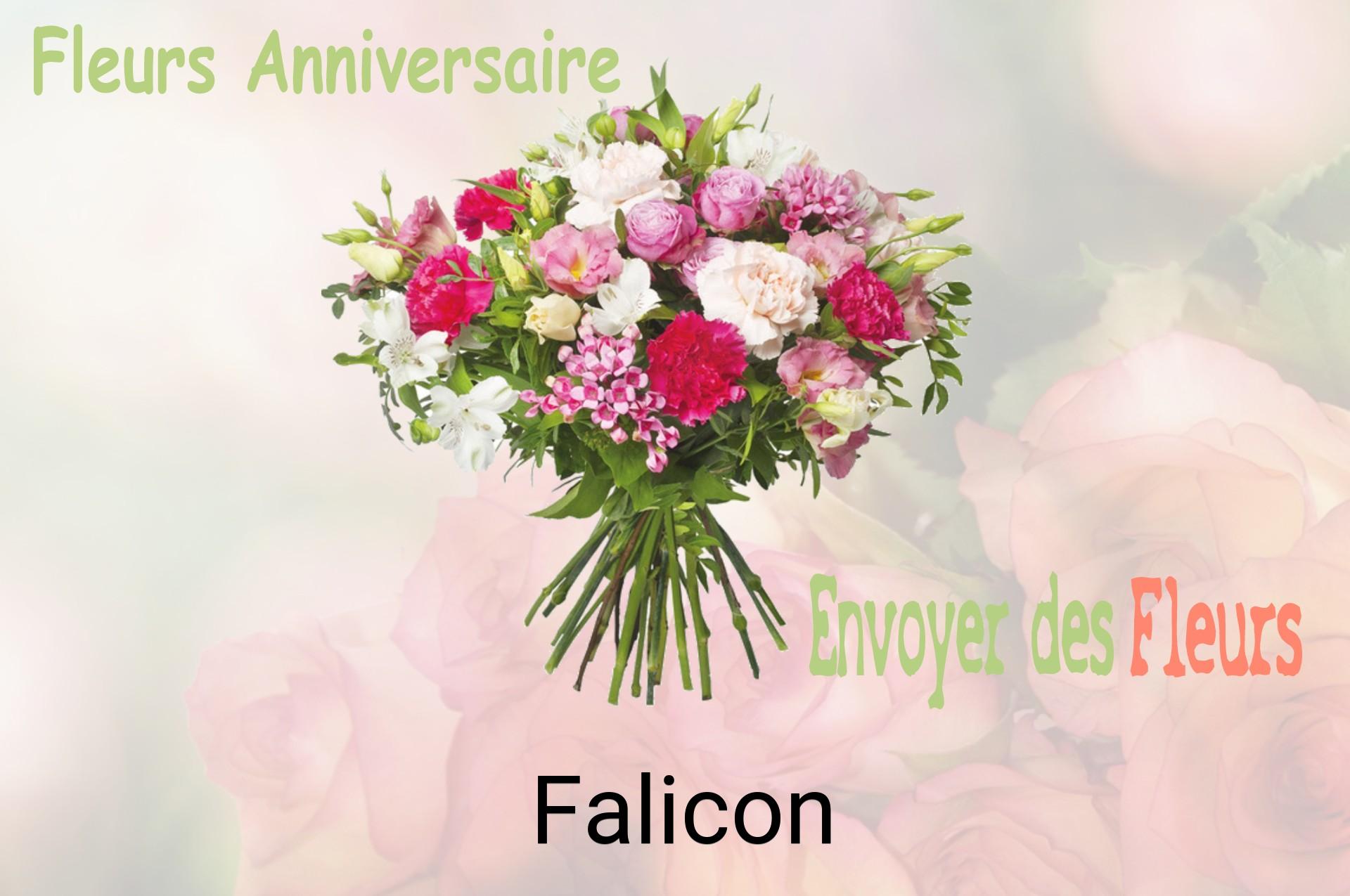 Bouquet de fleurs d’anniversaire livré à Falicon